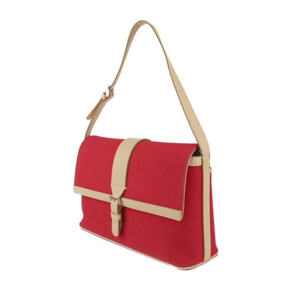 BURBERRY Beige Leather Shoulder Bag - Picture 2 of 8